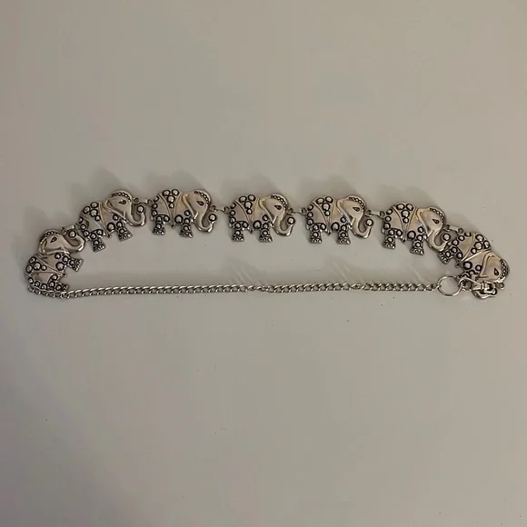 Vintage 90’s Silver Mimi Di Ni Elephant Chain Belt il_fullxfull.5343895800_qm3e.jpg main image 4